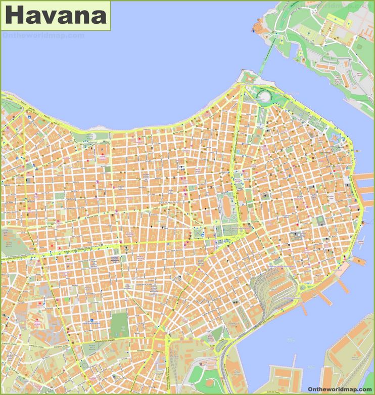 Havana City Center Map