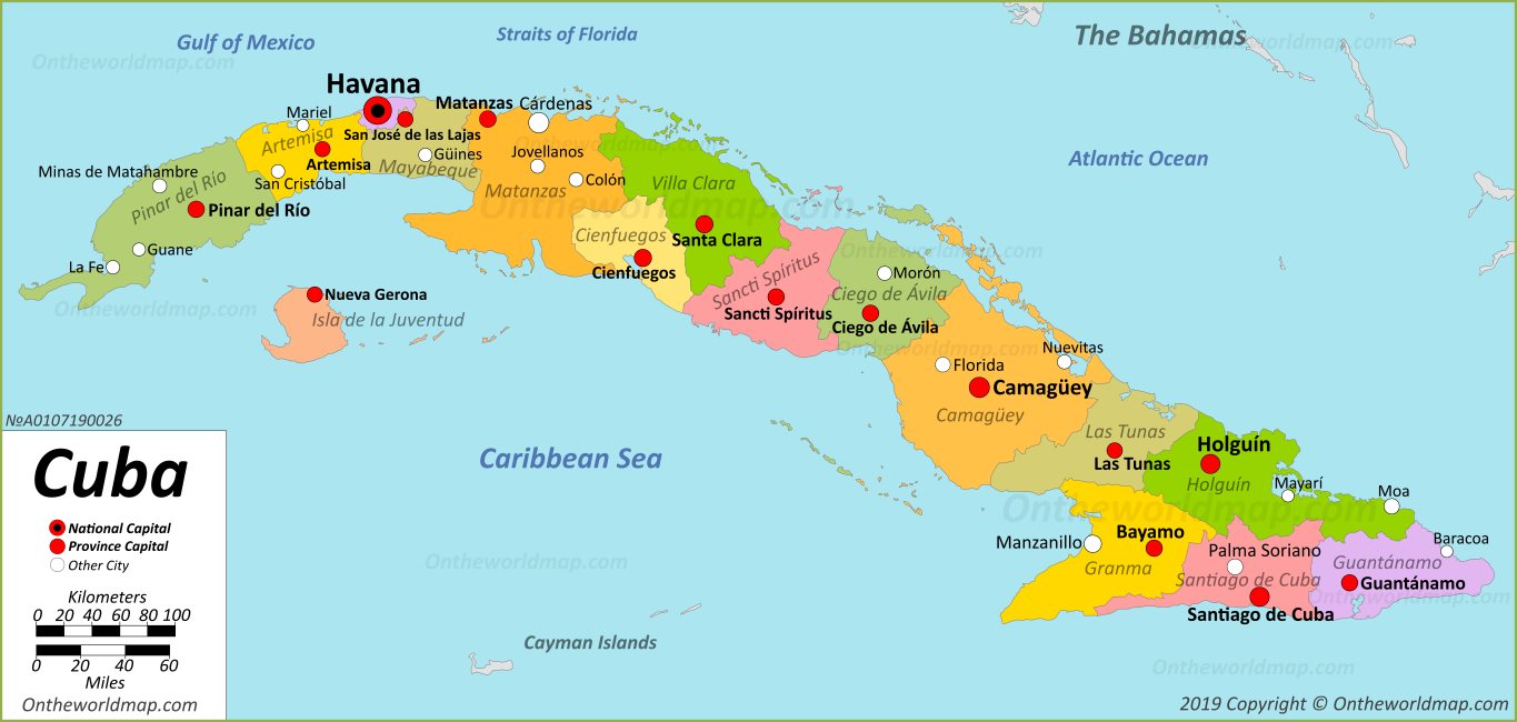 Kaart Cuba Afstanden Den Haag Vogels