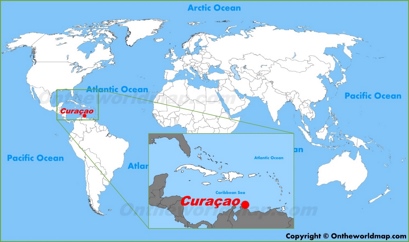 Curaçao Location Map