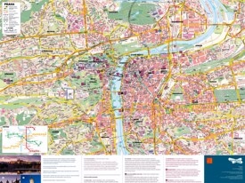 Prague sightseeing map