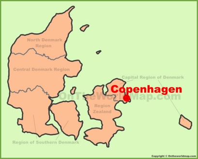 Copenhagen Location Map