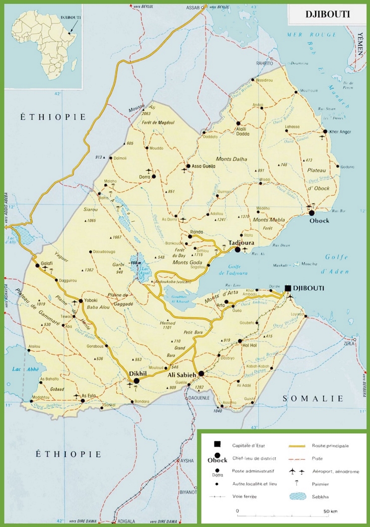 Djibouti road map