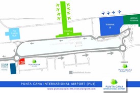 Punta Cana International Airport map