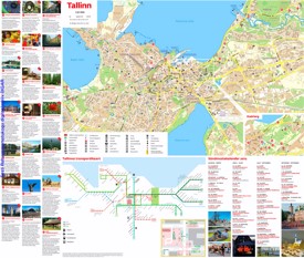 Tallinn tourist map