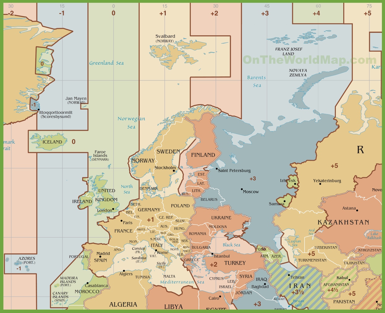 europe-time-zones-map