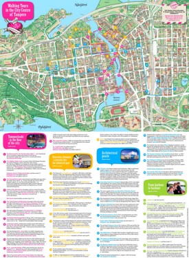 Tampere walking map