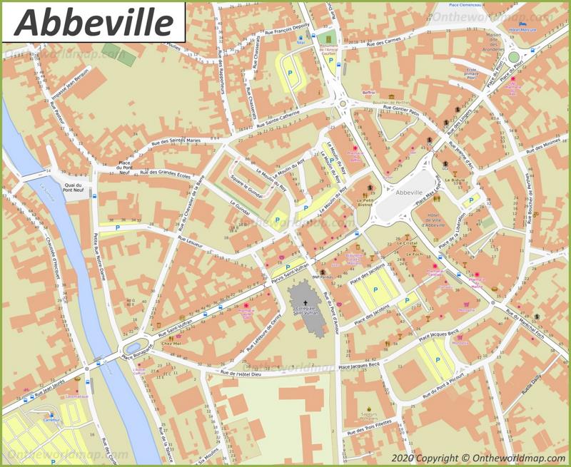 Map of Abbeville
