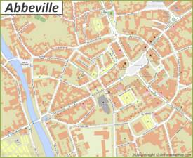 Abbeville City Centre Map