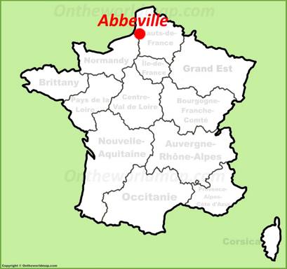 Abbeville Location Map