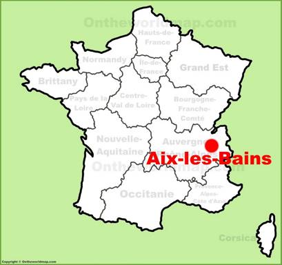 Aix-les-Bains Location Map
