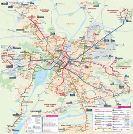 Angers transport map