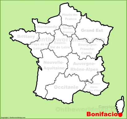 Bonifacio Location Map