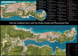 Bonifacio tourist map
