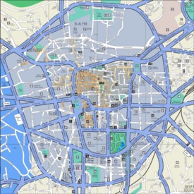 Clermont-Ferrand City Centre map