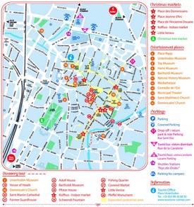 Colmar City Centre map