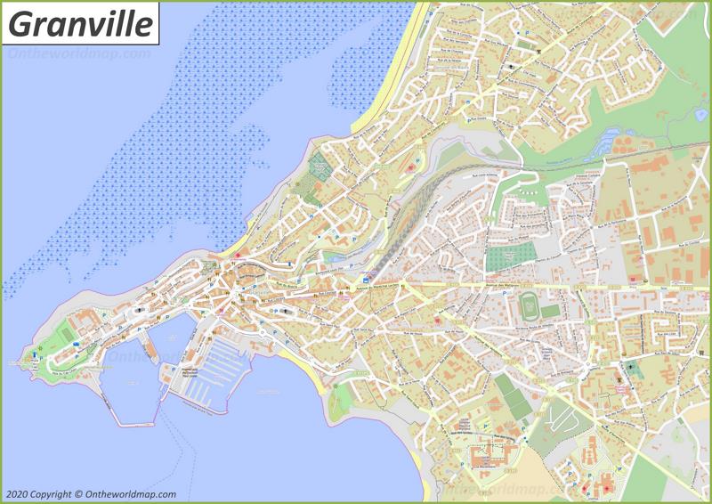 Map of Granville