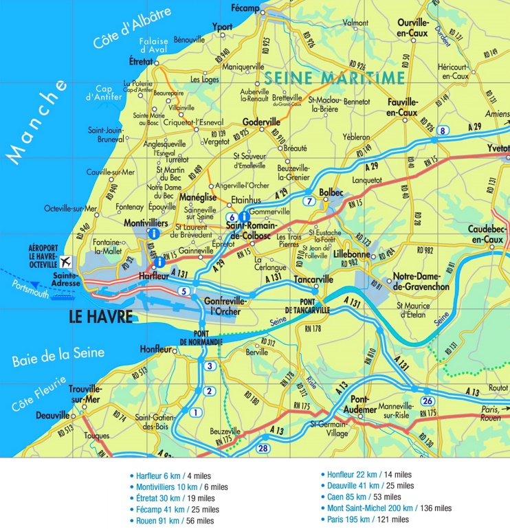 Le Havre road map