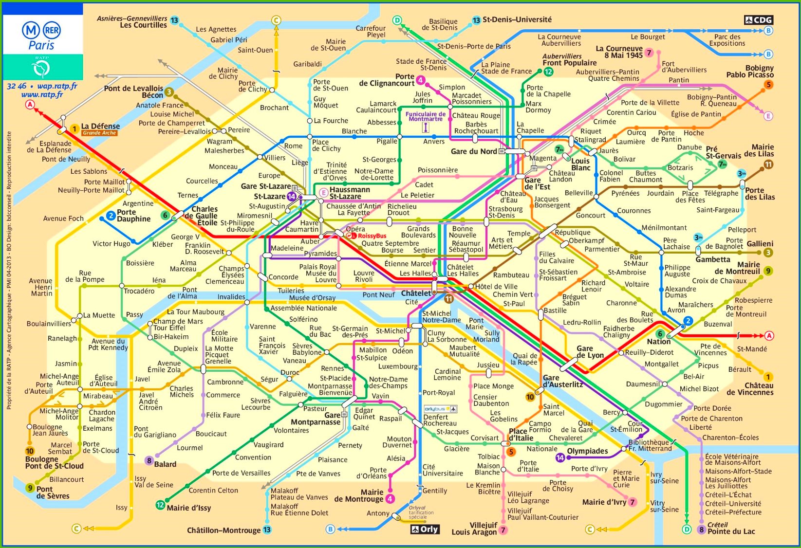 Paris Subway Map