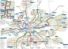 Rennes transport map