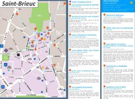 Saint-Brieuc Old Town Map
