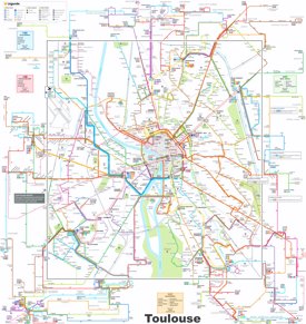 Toulouse transport map