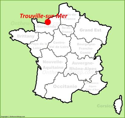 Trouville-sur-Mer Location Map