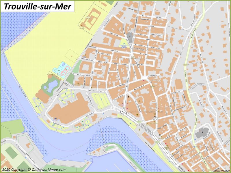 Map of Trouville