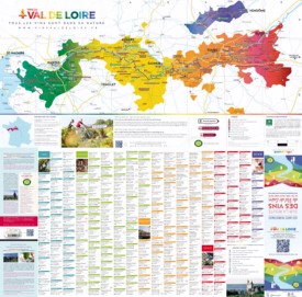 Val de Loire wine map
