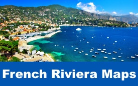 French Riviera maps