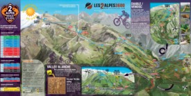 Les Deux Alpes bike map