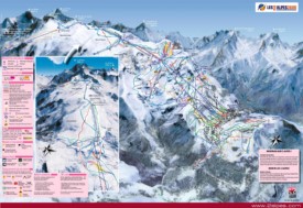 Les Deux Alpes piste map