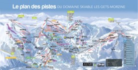 Les Gets and Morzine ski map