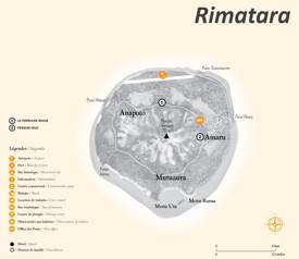 Rimatara Tourist Map