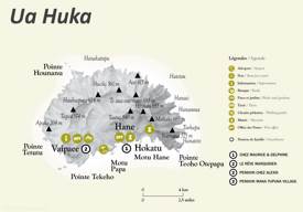Ua Huka Tourist Map