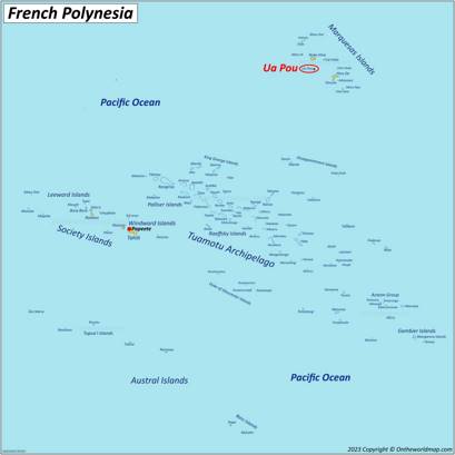 Ua Pou Location Map