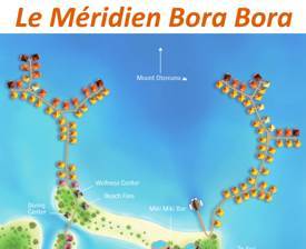 Le Méridien Bora Bora Map