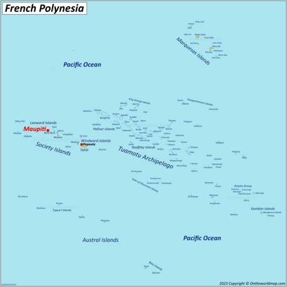 Maupiti Location Map