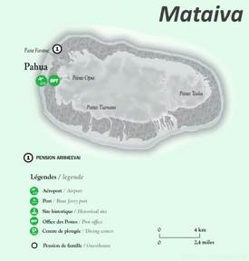 Mataiva Tourist Map