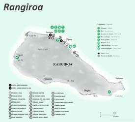 Rangiroa Tourist Map