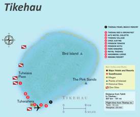 Tikehau Hotels And Attractions Map