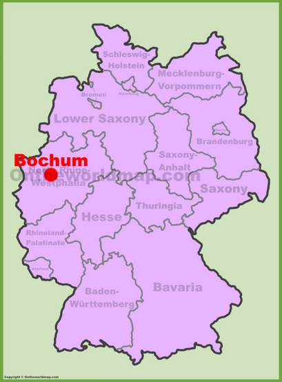 Bochum Location Map