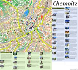 Chemnitz Tourist Map