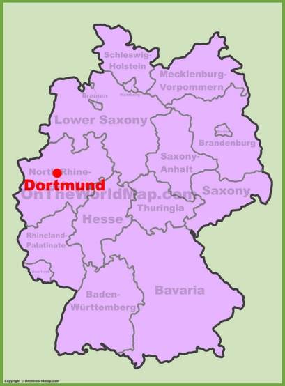 Dortmund Location Map
