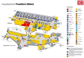 Frankfurt hauptbahnhof map