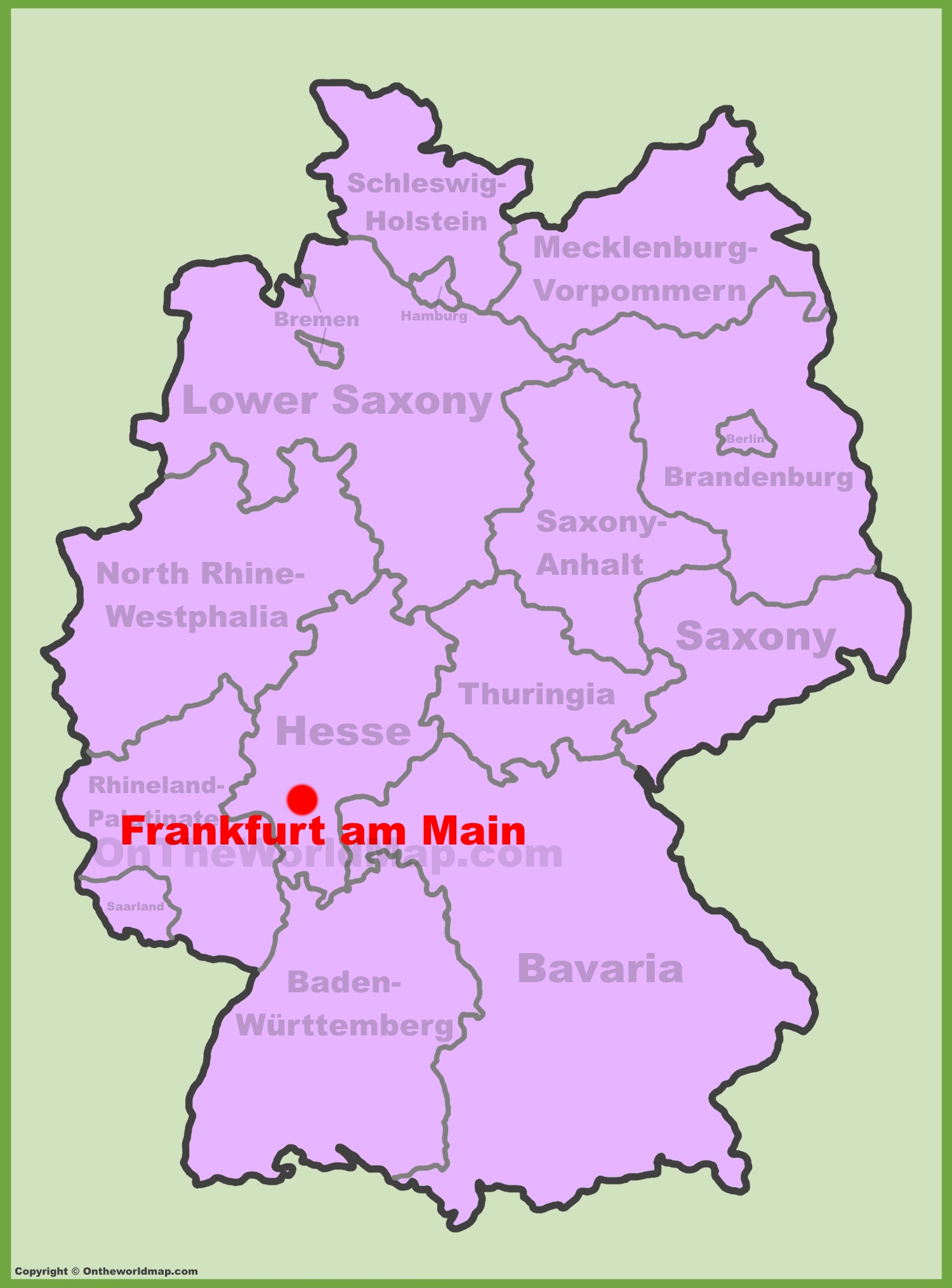 Frankfurt Maps Germany Maps Of Frankfurt Am Main