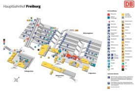 Freiburg hauptbahnhof map