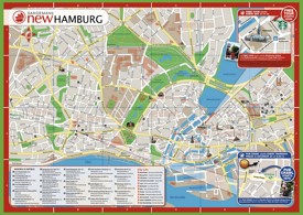 Hamburg hotel map