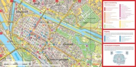 Mannheim tourist attractions map