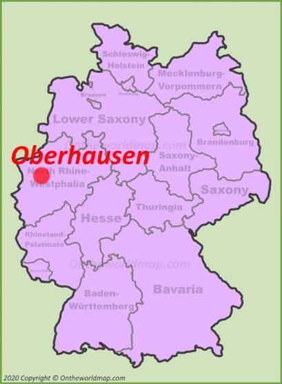 Oberhausen Location Map