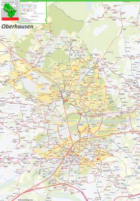 Oberhausen Transport Map Min 